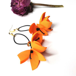 Kolczyki pomarańczowa alternatywa