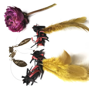 Klipsy pióra lekkie bujne