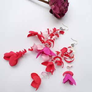 Kolczyki długie bujne energia