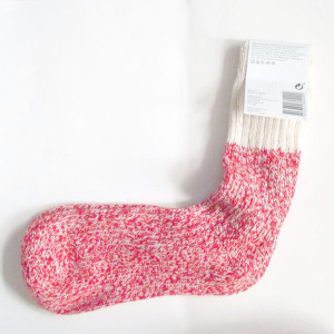 nowe skarpety z wełną, wełniane skarpetki 37-39, czerowone skarpetki, grube skarpetki