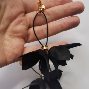 Klipsy kwiaty lekkie