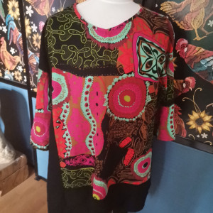 Tunika bawełna one size vintage