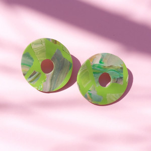 Kolczyki sztyfty koła