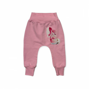 Baggy  rozmiar 80 Różowe kwiaty (342046)