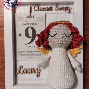 Metryczka pamiątka Chrztu Świętego