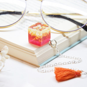 Biżuteryjna Zakładka do książki - wschód słońca