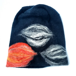 Czapka wełniana czarna