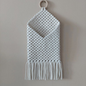 Makrama organizer kieszonka L