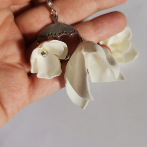 Klipsy kwiatowe lekkie