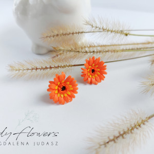 Kolczyki gerberki