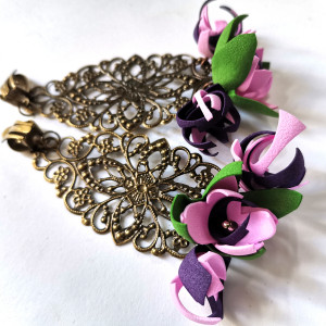 Klipsy etno boho folk