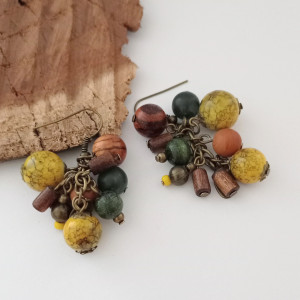 Kolczyki leśne gronko dł. 5 cm