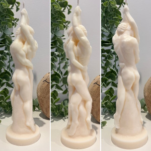 Świeca sojowa para kochankowie