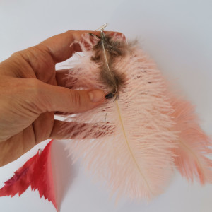 Kolczyki  pióra pastel