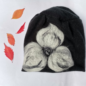 Czapka wełniana czarna