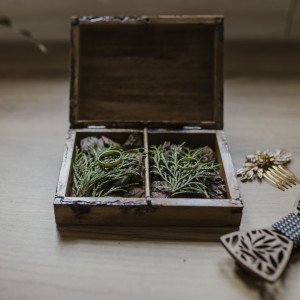 pudełko na obrączki