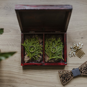 pudełko na obrączki