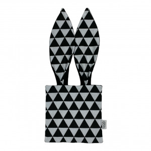 Szmatka sensoryczna z uszkami Czarno-Biała(424707)