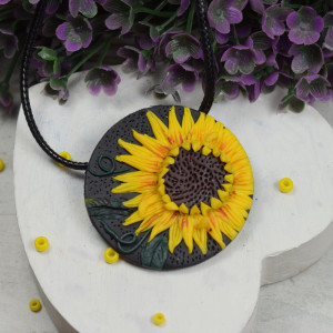 Wisiorek słonecznik