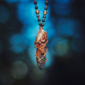 Naszyjnik z Kwarcem żelazistym