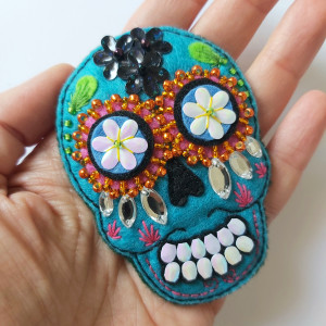 Broszka Los Muertos 001