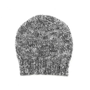 Czapka szary melanż krótka unisex