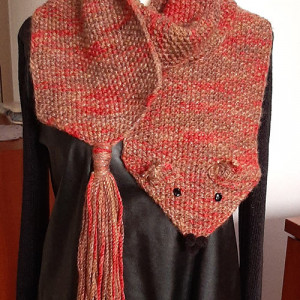 długi, ciepły szalik, szal, szaLis