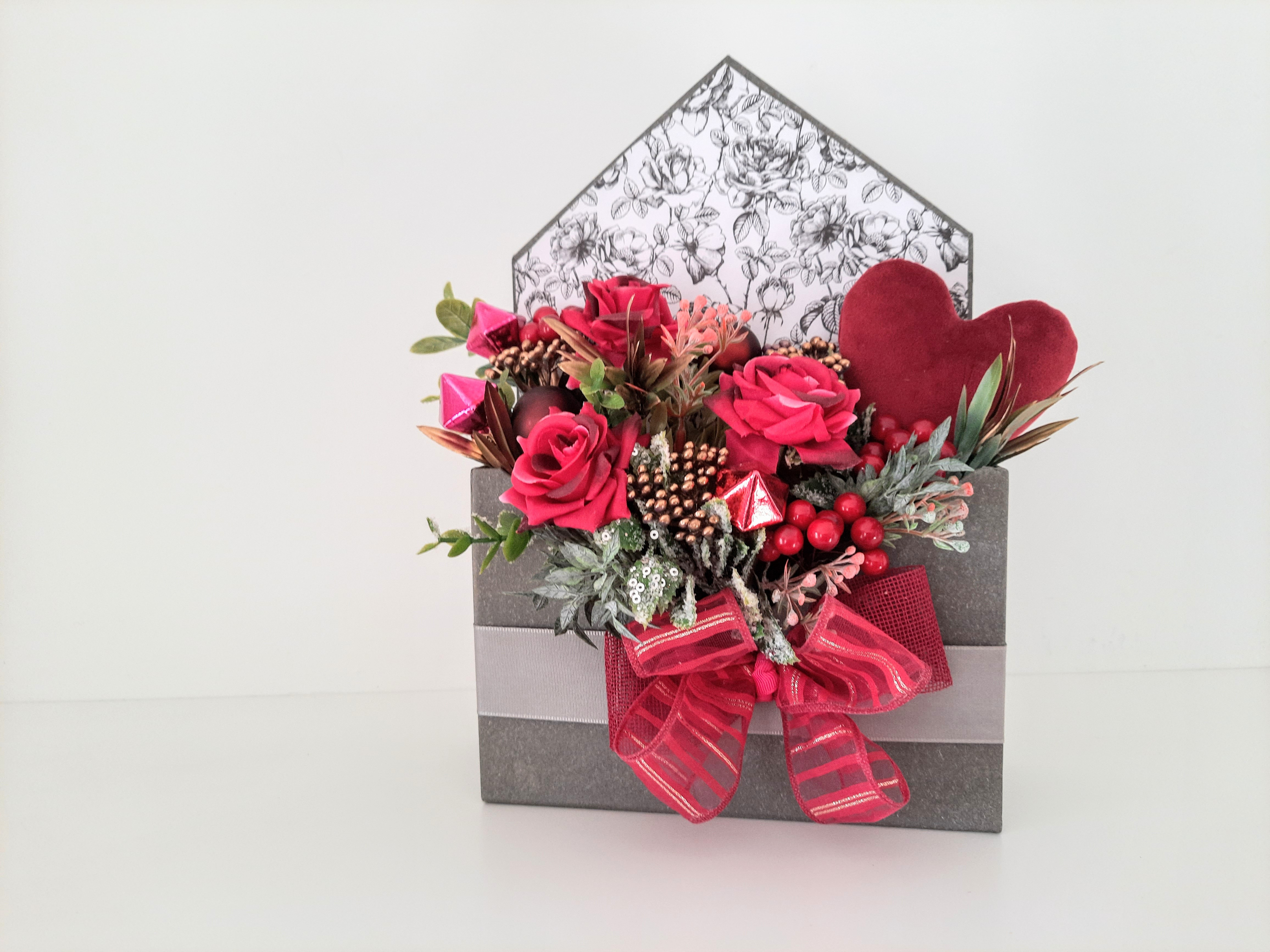 Flowerbox świąteczny Koperta