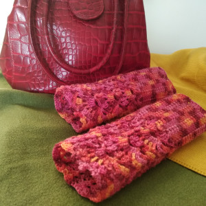 Mitenki na szydełku