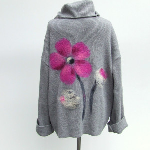 ciepły sweter z wełną