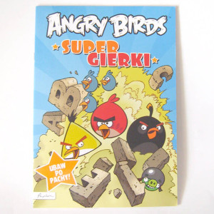 nowa książka Angry Birds Supergierki łamigłówki dla dzieci, książeczka dla dzieci Supergierki Angry Birds