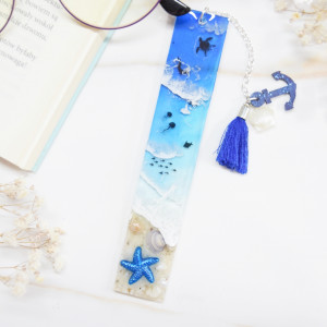 Zakładka do książki -chabrowy ocean