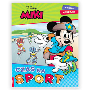 nowa książka Miki czas na sport, zagadki i łamigłówki dla dzieci, Miki czas na sport książka z łamigłówkami