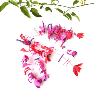 Kolczyki kwiaty  duze i lekkie