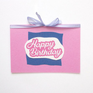 urodzinowa kartka bez życzeń, happy birthday kartka, kartka dla dziewczyny, różowa kartka na urodziny, kartka na 18