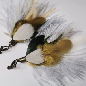 Klipsy  pióra leciutkie