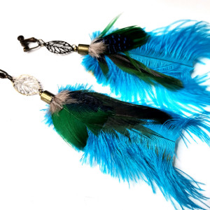 Klipsy  pióra leciutkie