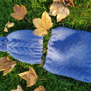 Komplet czapka plus otulacz