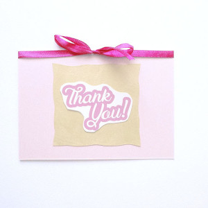 dziękuję kartka, podziękowanie kartka, kartka bez życzeń, pastelowa kartka thank you