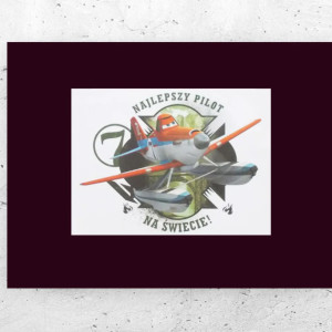 samoloty plakat dla chłopca, bajkowe plakaty do dziecięcego pokoju, fajne plakaty dla dzieci, plakaty z bajek, planes poster A4, nowy plakat z samolotem, plakat dla pilota, pilot plakat 21x30