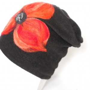 czapka wełniana damska czarna
