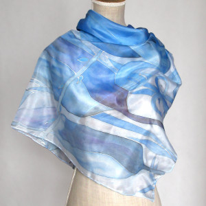 Roślinna w odcieniach fiołkowo-niebieskich