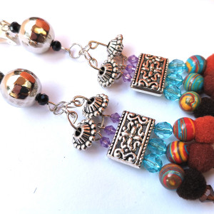 Klipsy orientalne boho folk