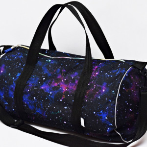 Torba sportowa wodoodporna podręczna, torba na basen siłownię, torba podróżna galaktyka kosmos