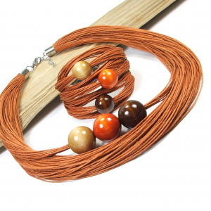 Karmelija, komplet lniany