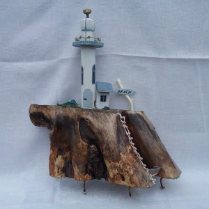 Wieszak na klucze- Latarnia na klifie