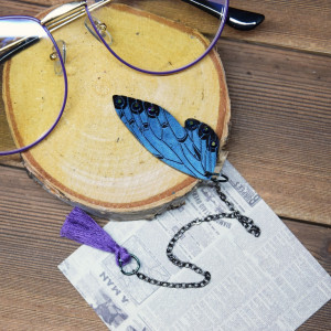 Zakładka skrzydło wróżki - granat