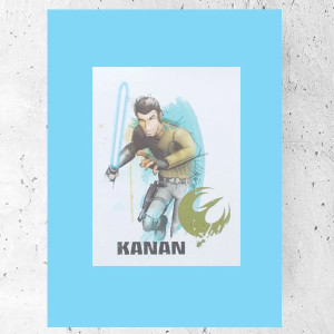 nowoczesne plakaty do pokoju chłopca, star wars plakaty A4, Kanan plakat z gwiezdnych wojen, star wars rebelianci plakat, filmowe plakaty dla chłopca, plakat do pokoju nastolatka, poster a4
