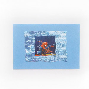 bajkowa kartka, kartka bez życzeń, kartka dla chłopca, kartka dla chłopaka, spiderman kartka