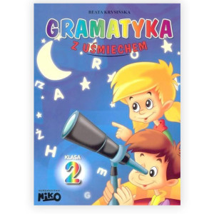 książka Gramatyka z uśmiechem klasa 2 Beata Krysińska, ćwiczenia język polski klasa 2, książka Beata Krysińska Gramatyka z uśmiechem ćwiczenia z gramatyki dla dzieci klasa 2